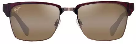 Maui Jim Kawika XL - Shiny Reddish Havana Frame with HCL Bronze Lens - Muovilinssit - 603429093723 - 2