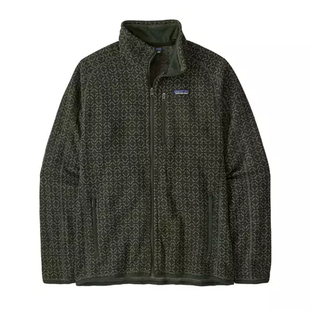 Patagonia Mens Better Sweater Jacket Scales: Old Growth Green - Välitakit - 198077205883 - 1