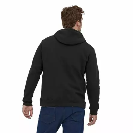 Patagonia P-6 Logo Uprisal Hoody Black - Hupparit - 194187655433 - 2