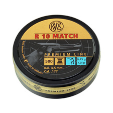 RWS R10 Match 4,50mm 0,45g 500pcs - Ilma-aseiden luodit 4,5 mm - 4000294154423 - 1