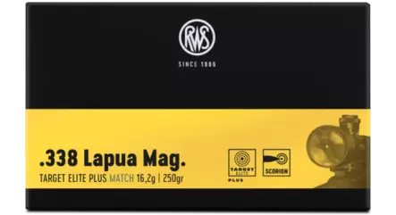 RWS Target Elite Plus .338 Lapua Mag 19,4g 20pcs - Patruunat 338 Lapua Magnum - 4000294051203 - 1