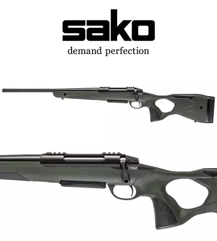 Sako S20 Hunter Cerakote Roughtech Green .308Win, vasenkätinen - Kiväärit 308 Win - SKS2936B83A973 - 1