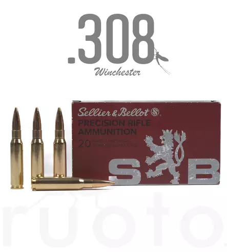 S&B HPBT .308 Win 10,9g - Patruunat 308 Winchester - 8590690341313 - 1