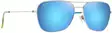 Maui Jim Naauao - Shiny Silver Frame with Blue Hawaii Lens - Muovilinssit - 603429080143 - 1