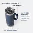 Yeti Rambler 2.0 Travel Mug 20oz Navy - Termospullot ja -mukit - 888830614303 - 4