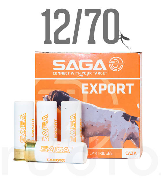 12/70 Saga Export 32g 25pcs - Metsästyspatruunat, lyijy - 8435101623483 - 1