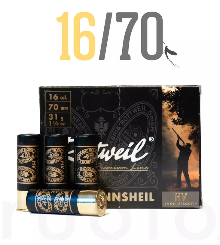 16/70 Rottweil Waidmansheil 31g 10pcs - Metsästyspatruunat, lyijy - 4000294226243 - 1