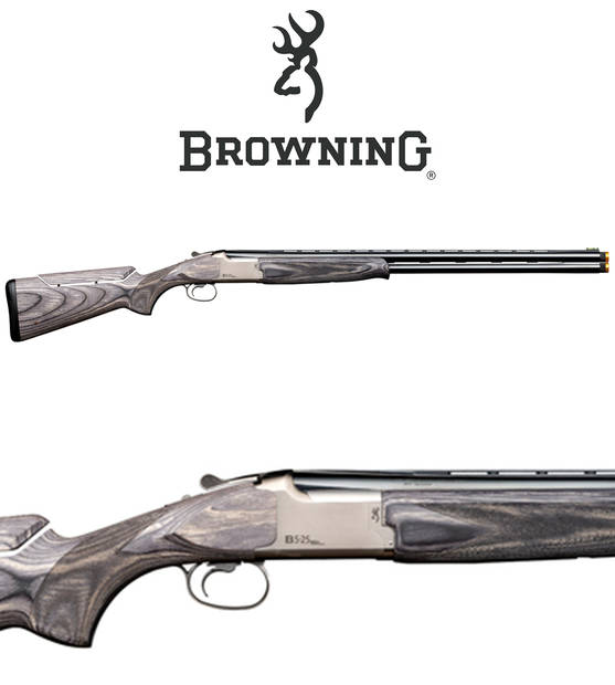 Browning B525 Sporter Laminated 12/76, säätöperällä - Päällekkäispiippuiset haulikot - 0108154303 - 1