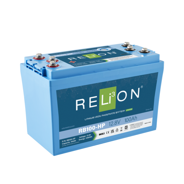 RELiON Lithium LiFePo4 12V 100Ah HP - Veneakut - 00850025732253 - 1
