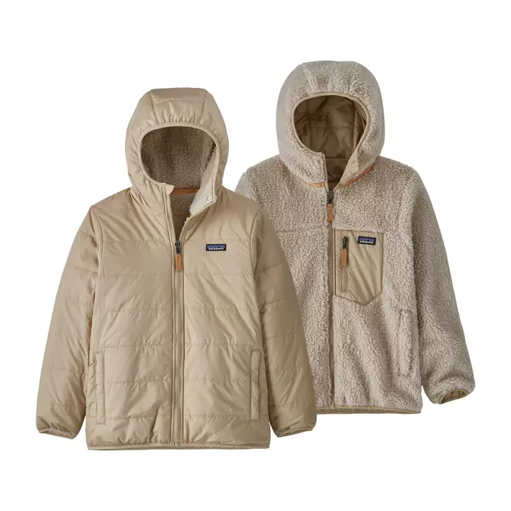 Patagonia K's Reversible Ready Freddy Hoody Oar Tan - Välitakit - 195699085923 - 1