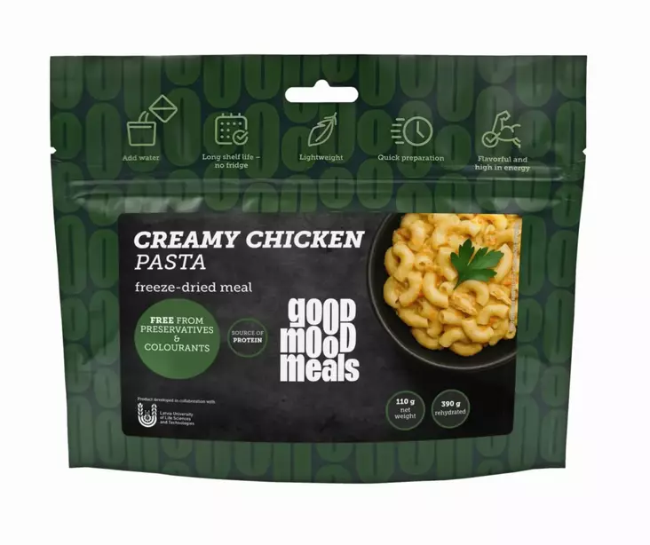 GoodMoodMeals Creamy Chicken Pasta - Retkiruuat - 4750296003723 - 1