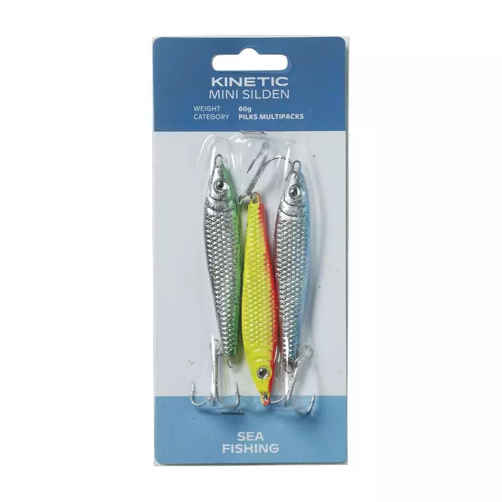 Kinetic Mini Silden 3-Pack - Metallijigit & shore jigging -jigit - 5707549273333 - 1