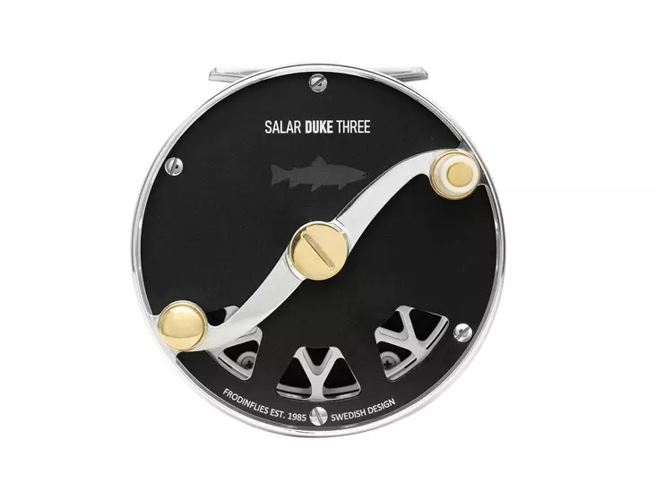 Frödinflies Salar Duke Reel - Matte Black - Muut perhokelat - 7340154614283 - 1