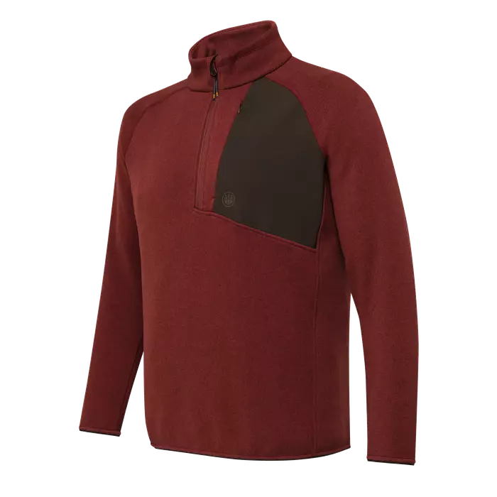 Beretta Abisko Half Zip Fleece Madder Brown - Metsästäjän alus- ja väliasut - 8051832698653 - 1