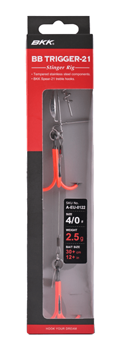 BKK BB Trigger -21 UV Orange - Haukirigit ja -tarvikkeet - 6939067018083 - 1