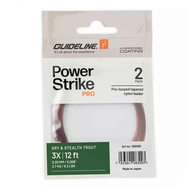 Guideline Power Strike PRO Dry & Stealth Trout 12ft - Nylonkartioperukkeet - 7033841083003 - 1