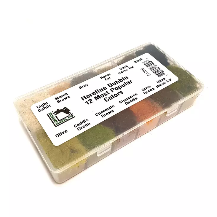 Hareline Dubbin 12 Most Popular Colours -dubbinglajitelma - Dubbinglajitelmat - 762820034923 - 1