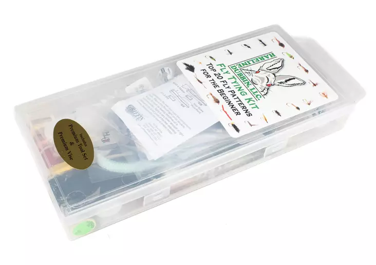 Hareline Fly Tying Kit w Premium Tools and Vise - Perhonsidontasetit - 762820168703 - 1