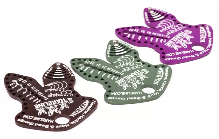 Hareline Hackle, Hook & Bead Gauge - Muut työkalut - 762820204753 - 1