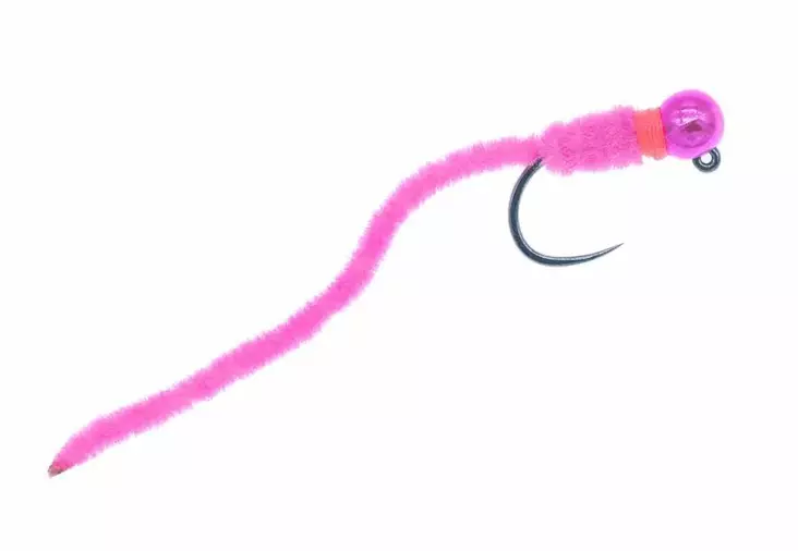 Jiggy Chenille Worm Pink - Streamerit ja liitsit - G1163 - 1