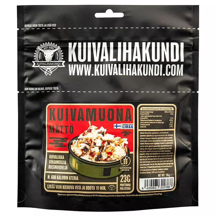 Kuivalihakundi Kuivamuona Mättö 135g - Retkiruuat - 6430063302393 - 3