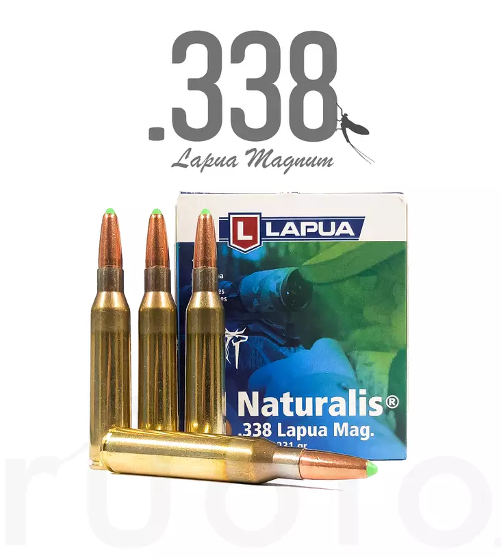 Lapua Naturalis .338 Lapua Magnum 15g 10pcs - Patruunat 338 Lapua Magnum - 6418267102773 - 1