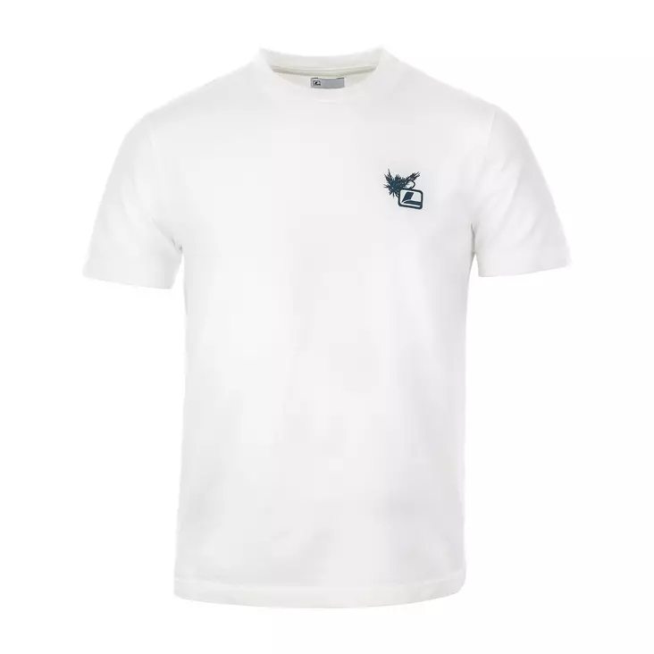 Loop Atlantic Salmon Graphic T-Shirt Optic White - Miesten t-paidat - 827142085173 - 1