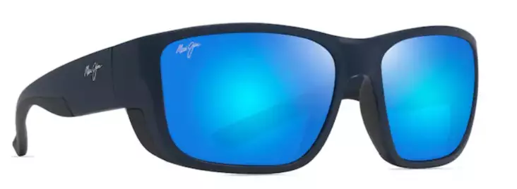 Maui Jim Amberjack - Dark Navy Frame with Blue Hawaii Lens - Lasilinssit - 603429078423 - 1