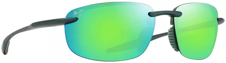 Maui Jim Hookipa Ultra - Metal Matte Green Frame with Maui Green Lens - Muovilinssit - 603429081423 - 1