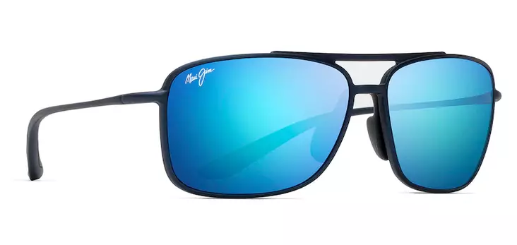 Maui Jim Kaupo Gap - Matte Blue Frame with Blue Hawaii Lens - Muovilinssit - 603429049973 - 1