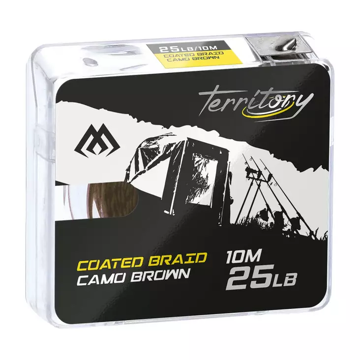 Mikado Coated Braid 10m Camo Brown - Pinnoitetut kuitumateriaalit - 5900637012283 - 1