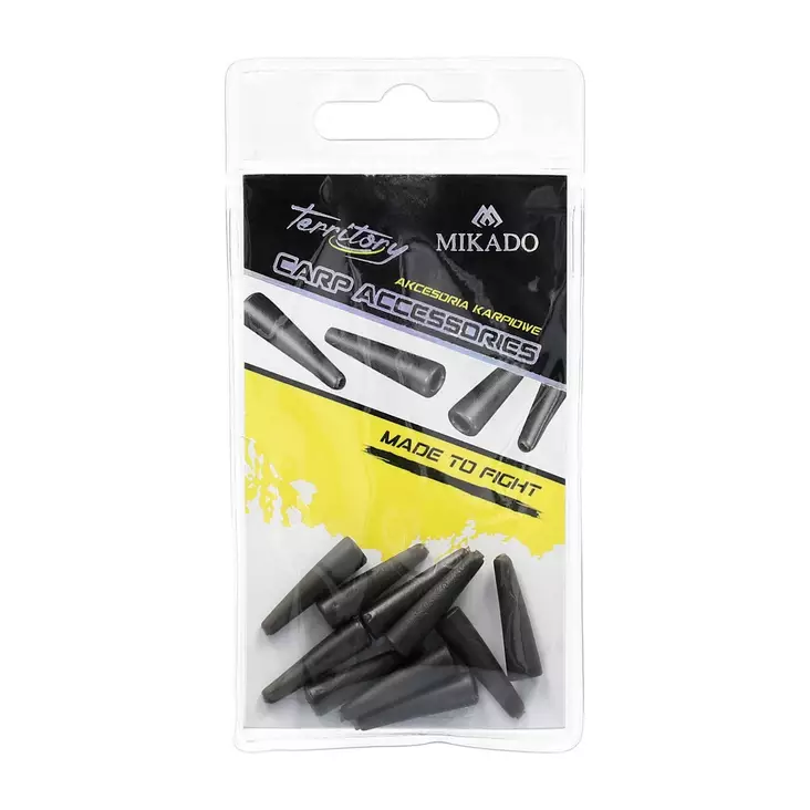 Mikado Lead Clip Tail Rubber Dark Green - Lead Clip -järjestelmät - 5900637680673 - 1