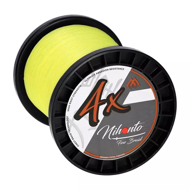 Mikado Nihonto Fine Braid 2100m Fluo Yellow - Kuitusiimat - 5900637143833 - 1