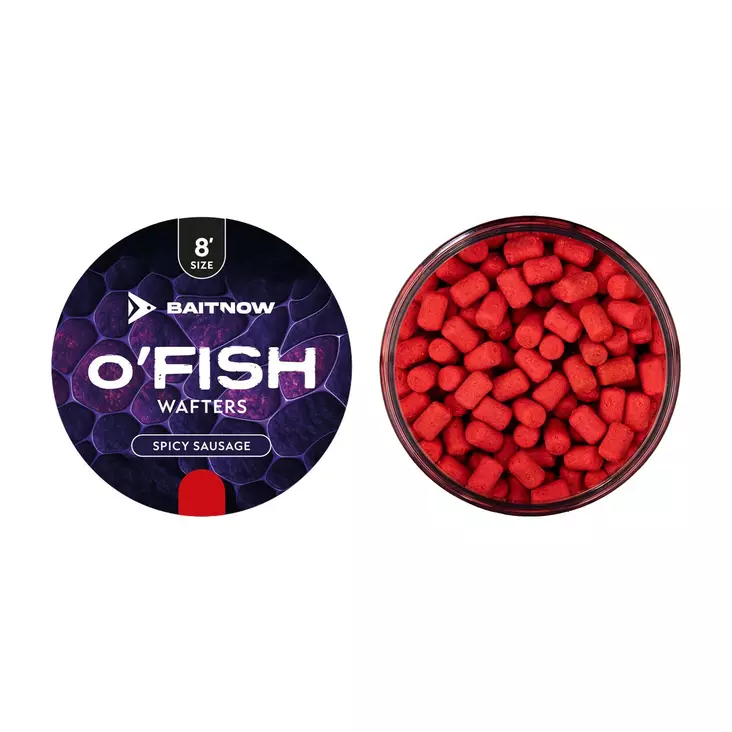 Mikado O'Fish Spicy Sausage 8mm - Wafterit, koukkupelletit & miniboiliet - 5900637150503 - 1