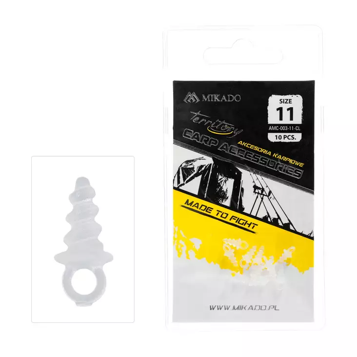 Mikado Plastic Boilie Screw 11mm Clear - Syöttiruuvit - 5900637685593 - 1