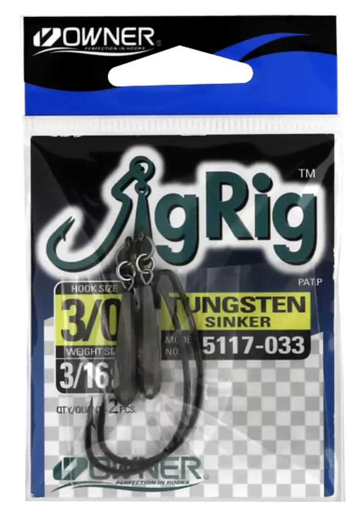 Owner Jig Rig jigikoukku voframipainolla - Jigipäät - 4953873012693 - 1