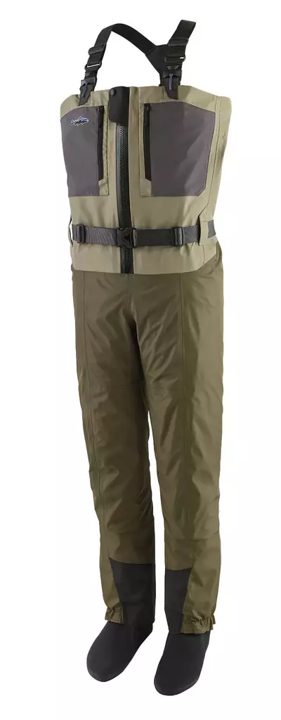Patagonia Mens Swiftcurrent Traverse Zip-Front Waders River Rock Green - Kahluuhousut - 196924830073 - 1