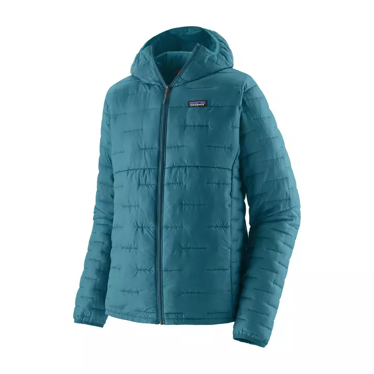 Patagonia M's Micro Puff Hoody Glacial Blue - Välitakit - 199346003353 - 1