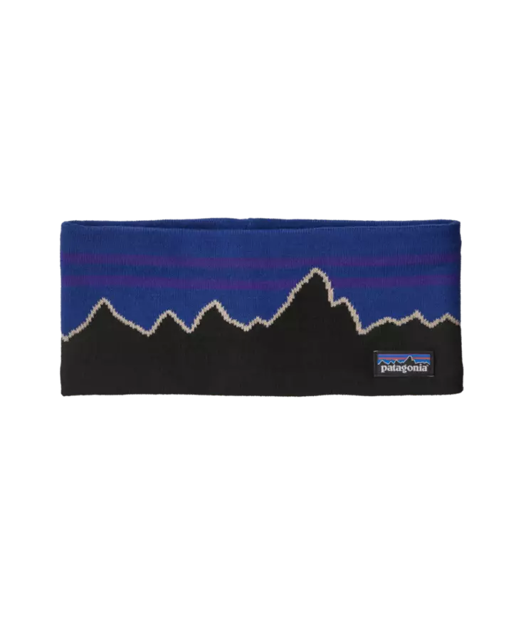 Patagonia Powder Town Headband Classic Fitz Roy P6 Blue - Pipot - 198077864523 - 1