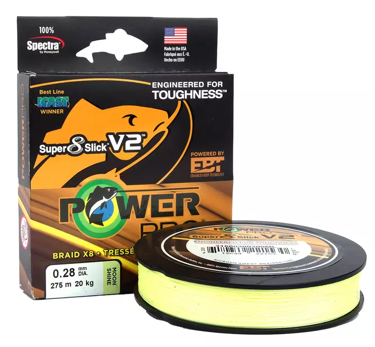 Power Pro Super 8 Slick V2 Moon Shine - Monikuitusiimat - 0712649221523 - 3