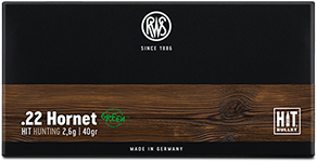 RWS Hit .22 Hornet 2,6g 20pcs - Muut kiväärikaliiperit - 4000294198373 - 1