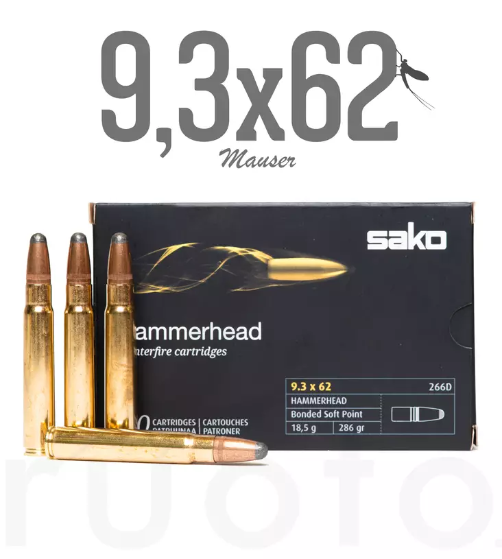 Sako Hammerhead 9,3x62 18,5g 20pcs - Patruunat 9,3 x 62 - 6120400013 - 1