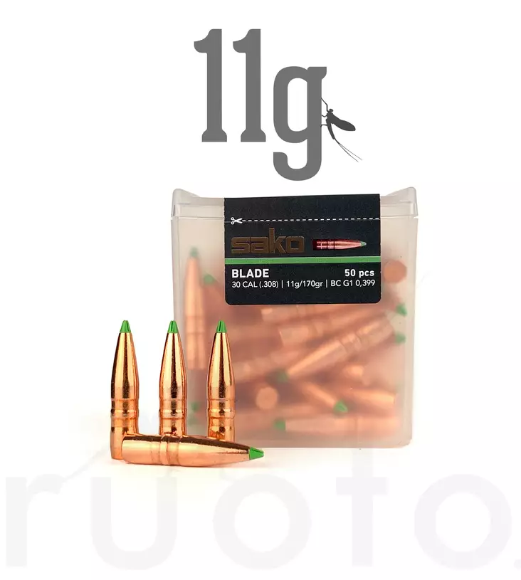 Sako Powerhead Blade .30 11g 50pcs - .30 luodit - 6438053157503 - 1