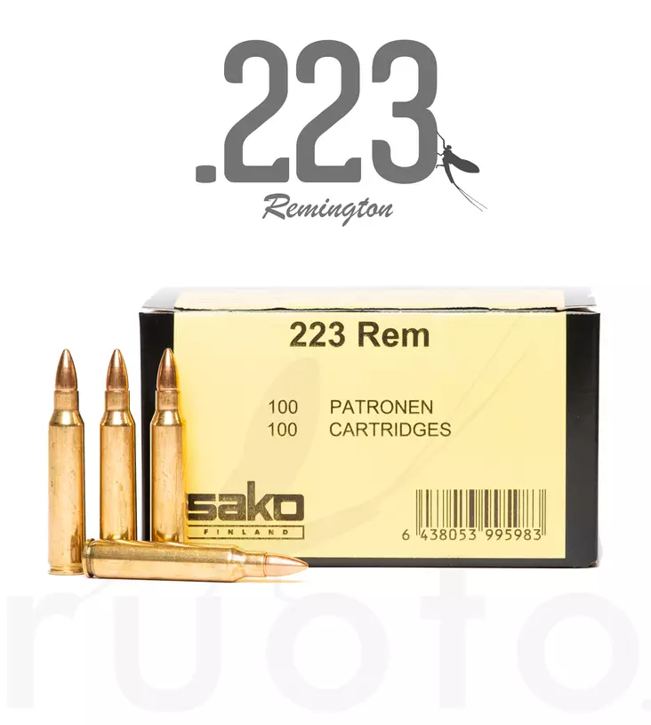 Sako Range FMJ .223 Rem 3,2g - Patruunat 223 Remington - 6438053995983 - 1