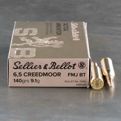 S&B FMJBT 6,5 Crmr 9,1g - Patruunat 6,5 Creedmoor - 8590690341603 - 1