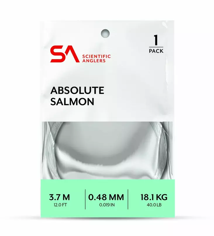 Scientific Anglers Absolute Salmon Leader 12' - Nylonkartioperukkeet - 840309138543 - 1
