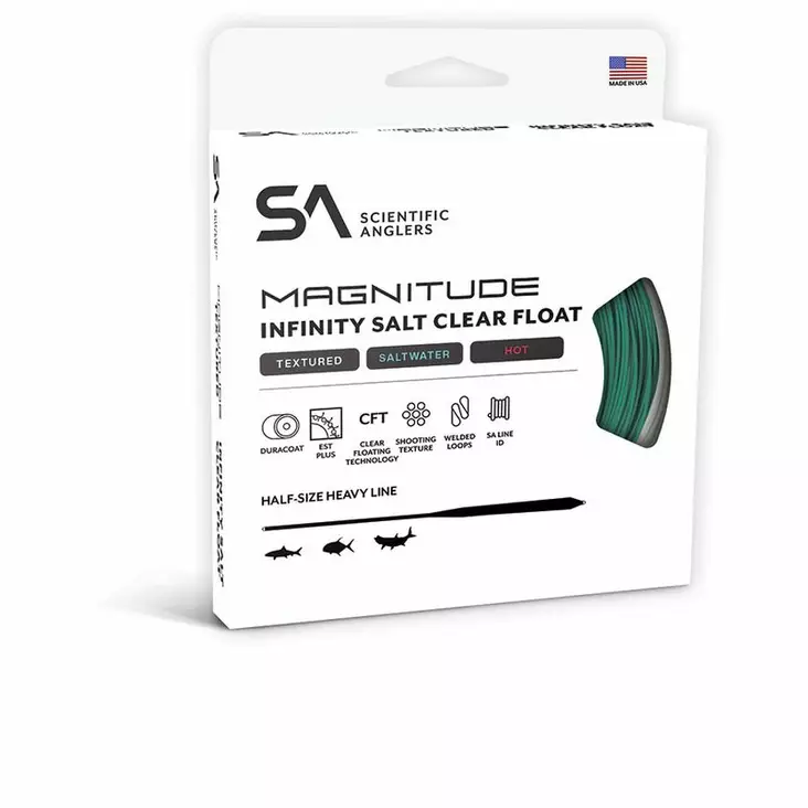 Scientific Anglers Magnitude Infinity Salt Aqua/Clear - Kelluvat - 840309143233 - 2