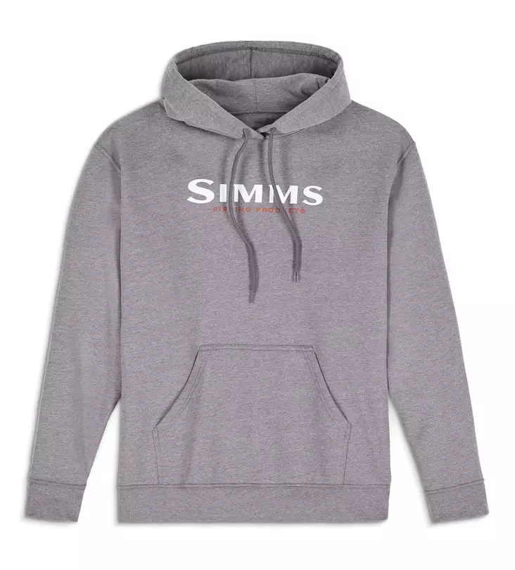 Simms Logo Hoody Grey Heather - Hupparit - 694264696873 - 1