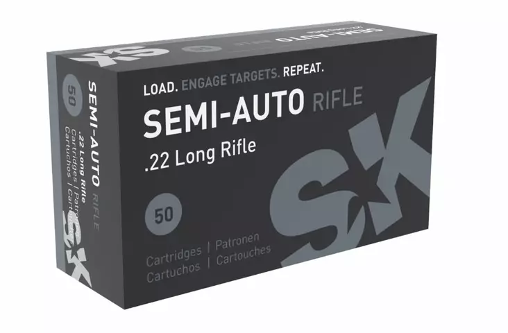 SK Semi auto .22LR 50kpl - Patruunat 22 LR - 4023045421483 - 1