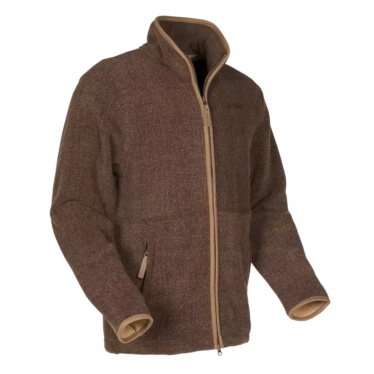 Swedteam Crest Fleece Sweater Brown - Metsästäjän alus- ja väliasut - 7330144052133 - 1
